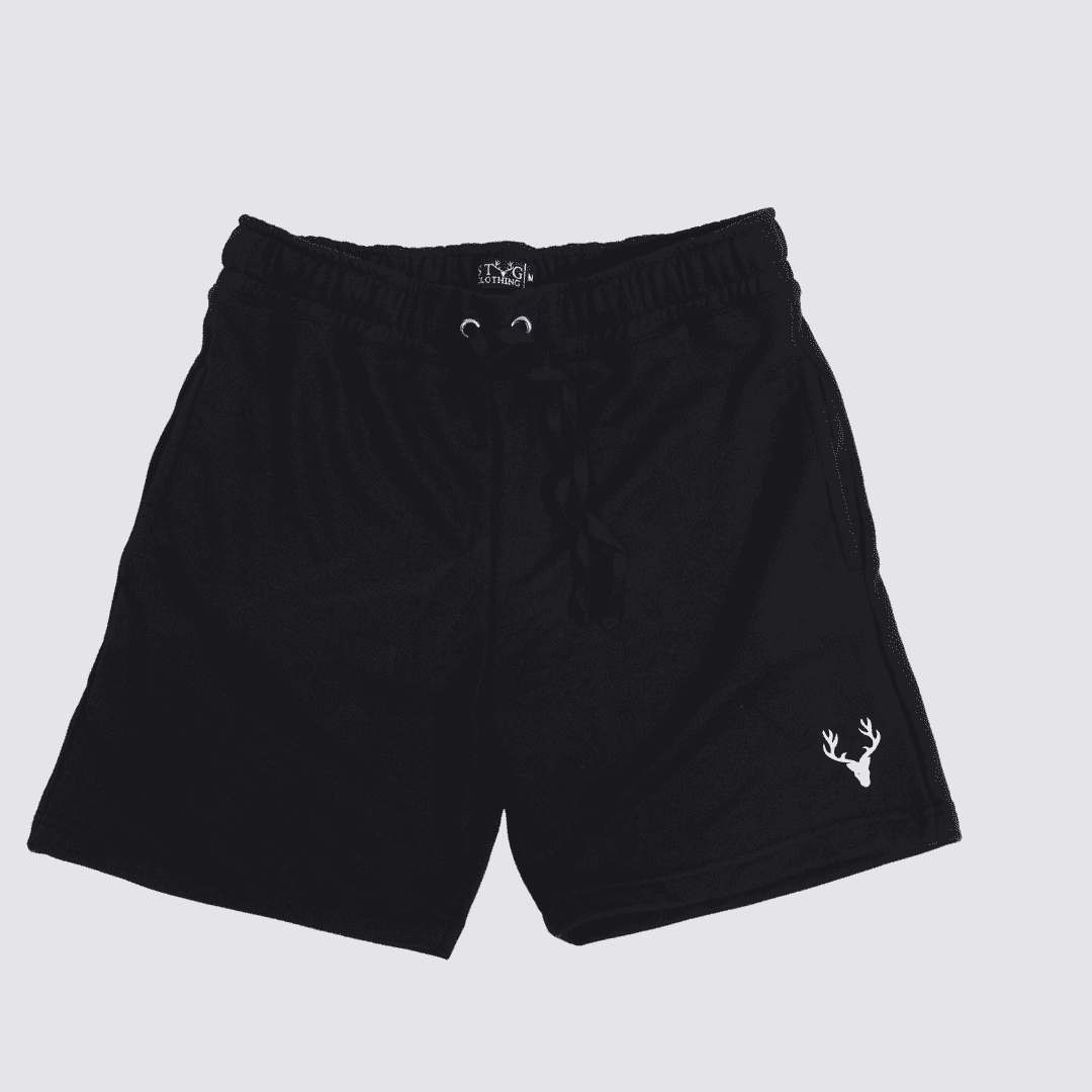 Arrival Shorts (BLACK) - Stag Clothing