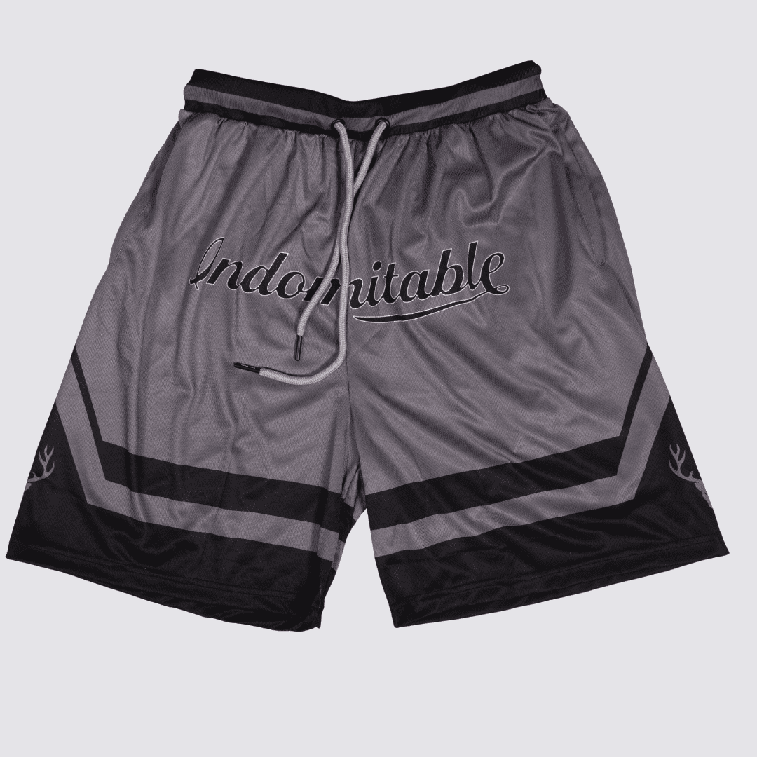 BreezyBall Shorts (GRAY & BLACK) - Stag Clothing