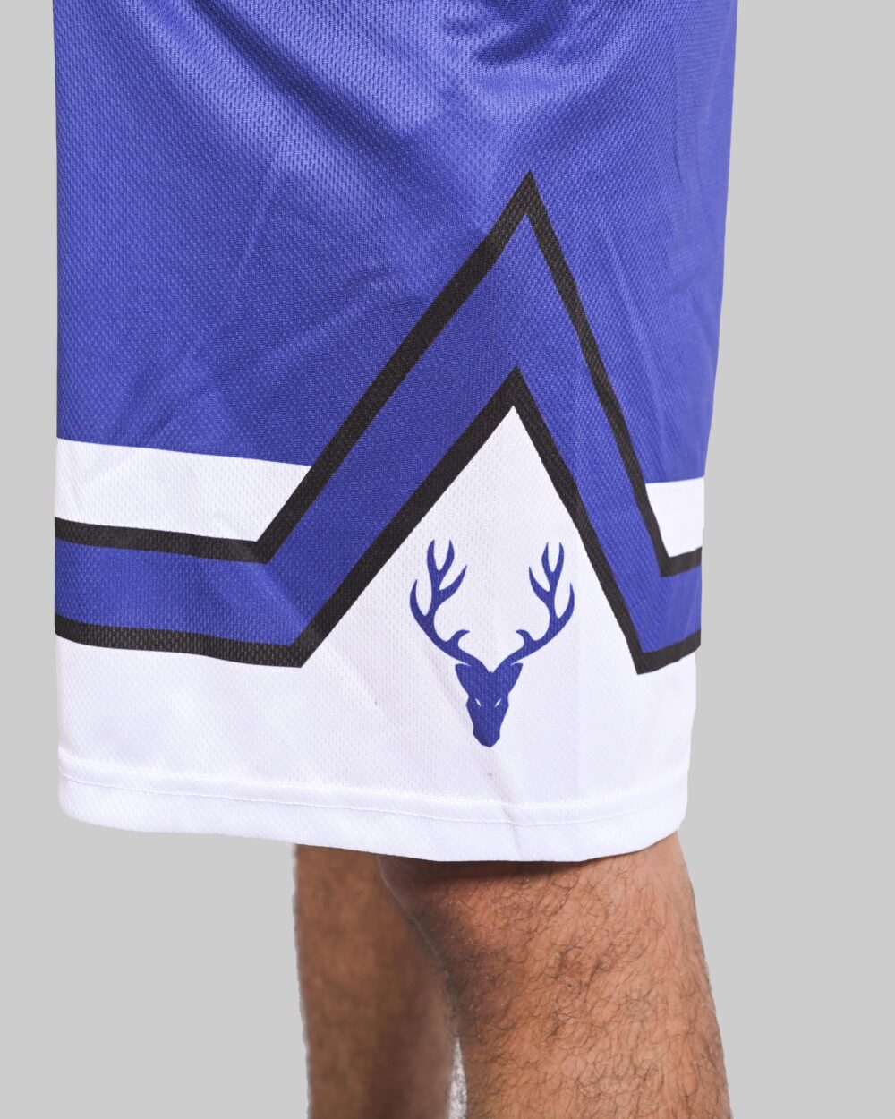 BreezyBall Shorts (NAVY BLUE & WHITE) - Stag Clothing