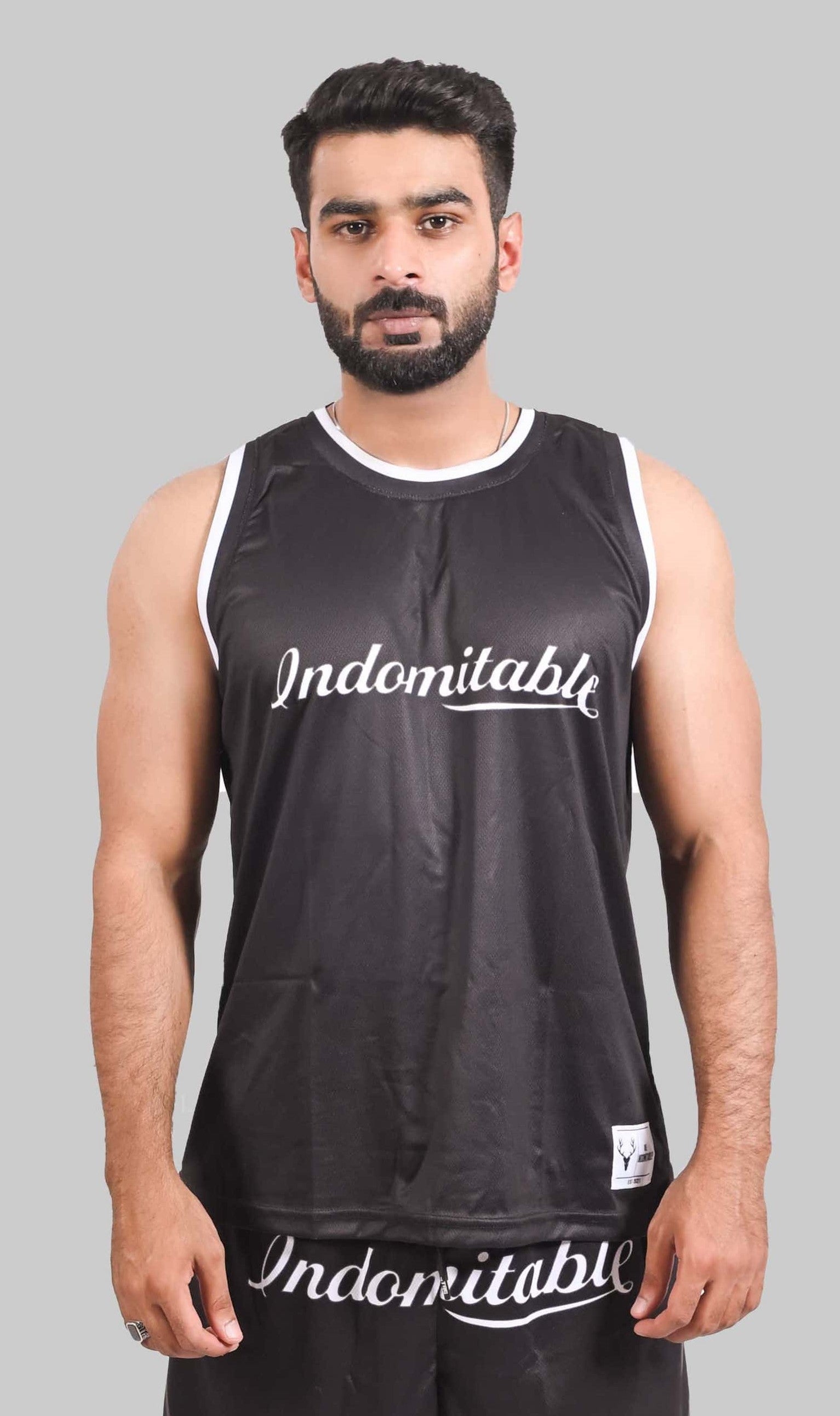 BreezyMesh TankTop (BLACK & WHITE) - Stag Clothing