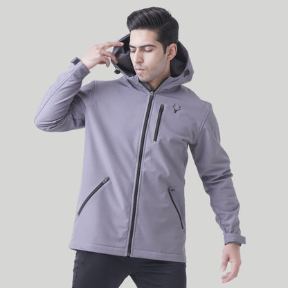 Unisex SoftTech Jacket (Grey) - Stag Clothing