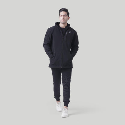 Unisex SoftTech Jacket (Black) - Stag Clothing