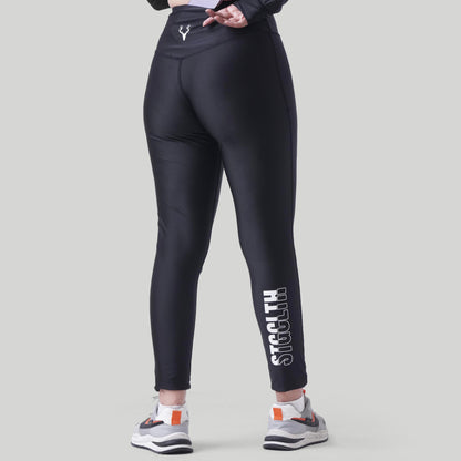 Stag Women Slash Leggings (Black) - Stag Clothing