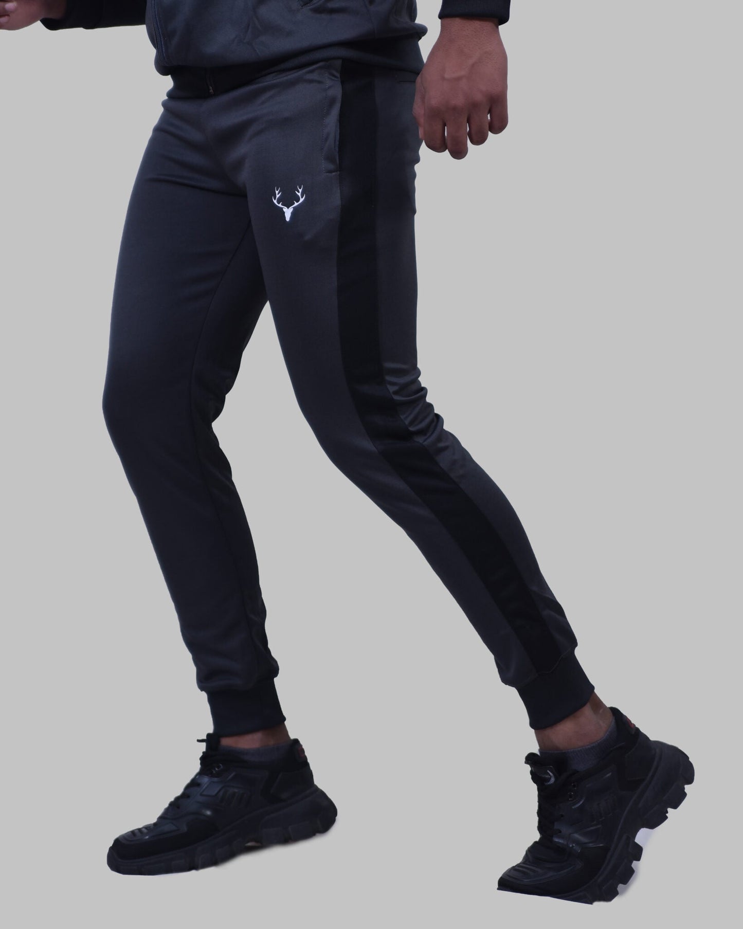 Stag Elite Tracksuit 2.0 (Charcoal & Black) - Stag Clothing