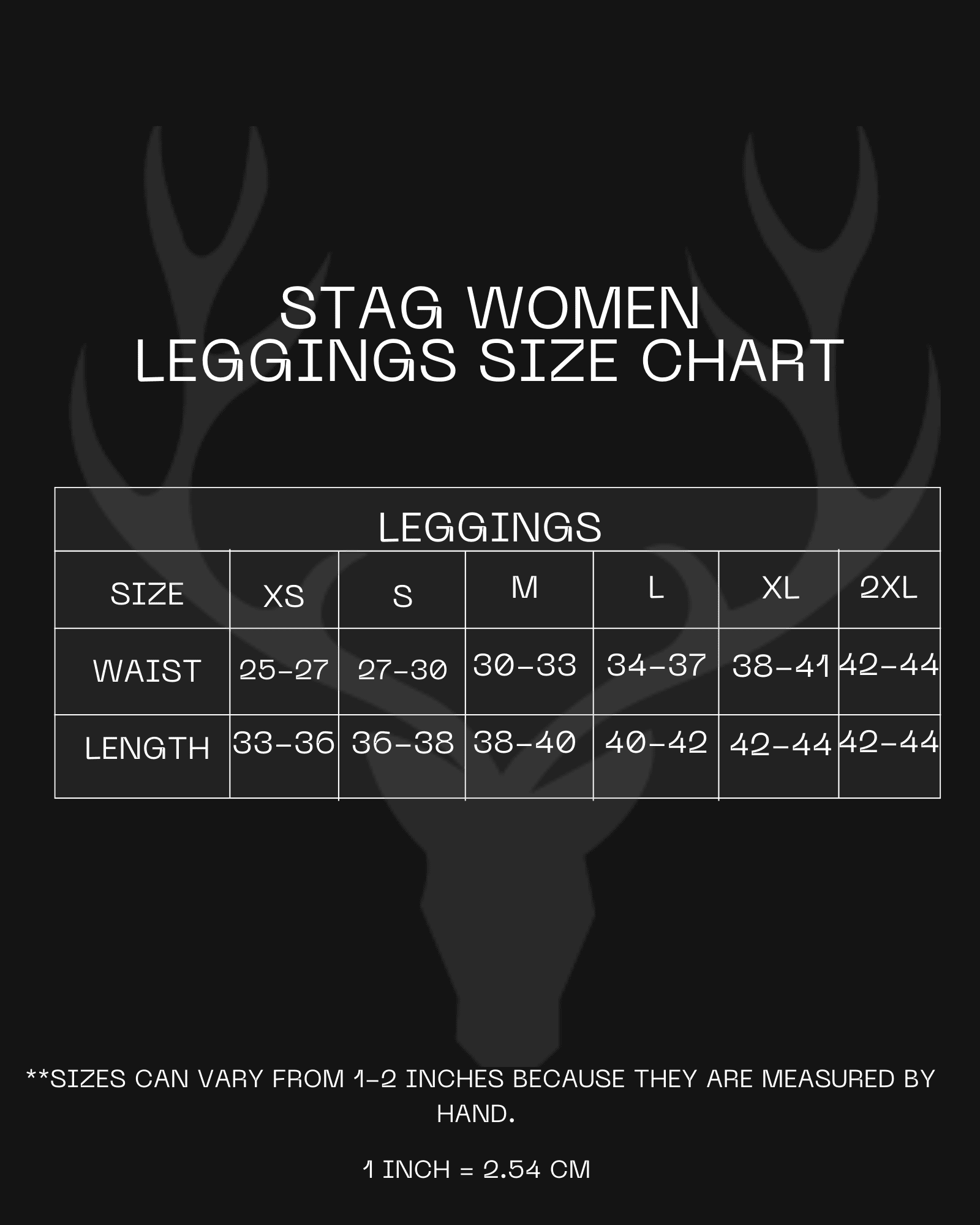 Stag Women Black Leggings - Stag Clothing