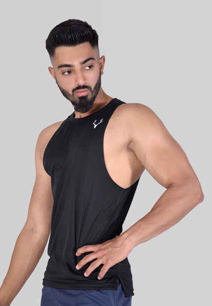 1.0 Metal Tank Top (Black) - Stag Clothing