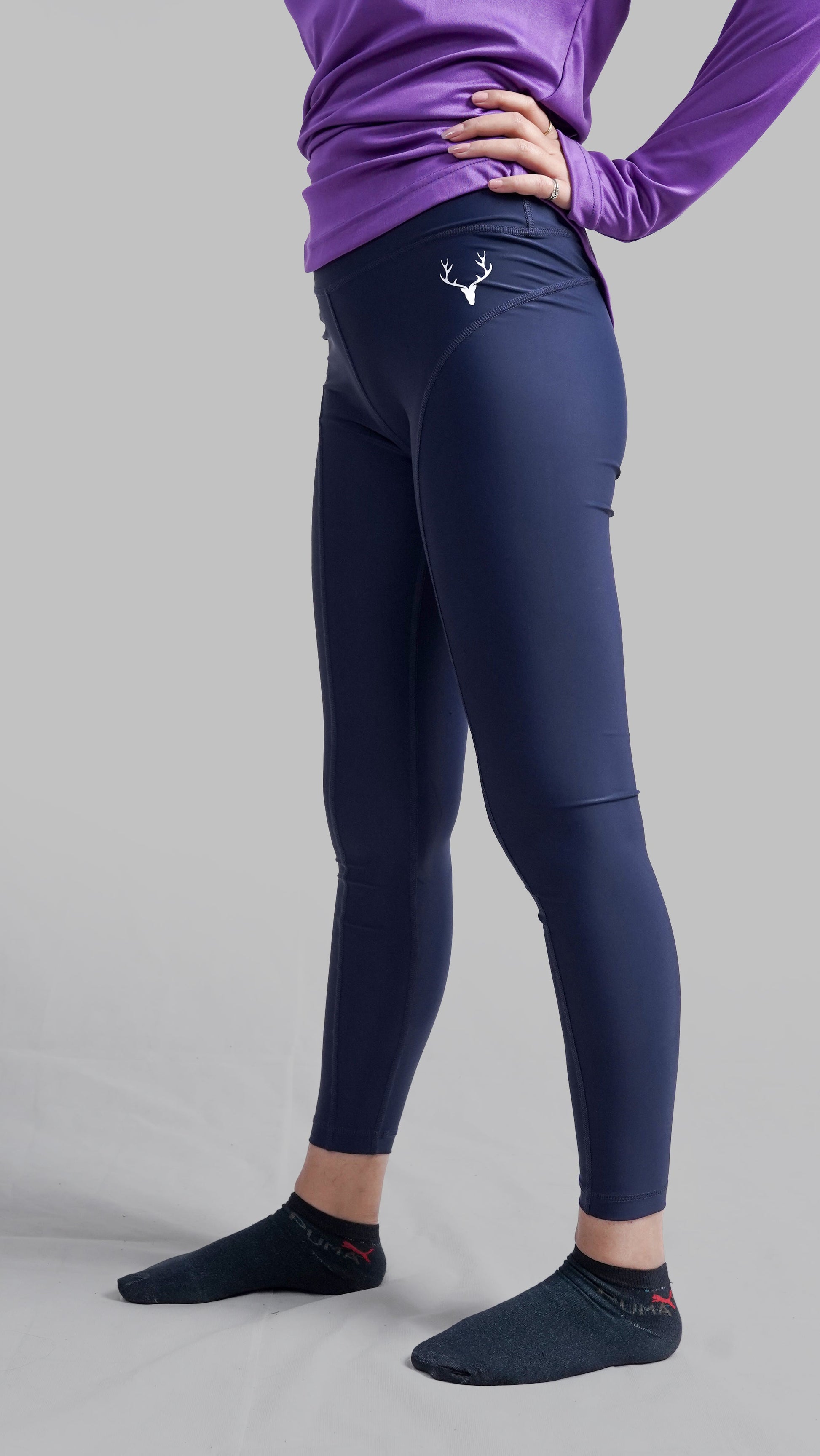 Stag Women Navy Blue Leggings - Stag Clothing