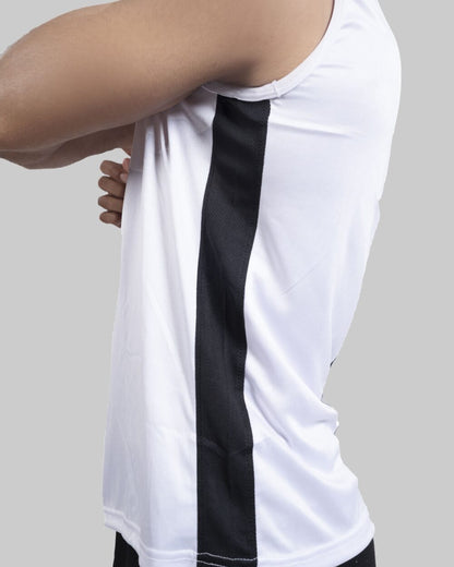 Performance Tanktop (WHITE & BLACK) - Stag Clothing