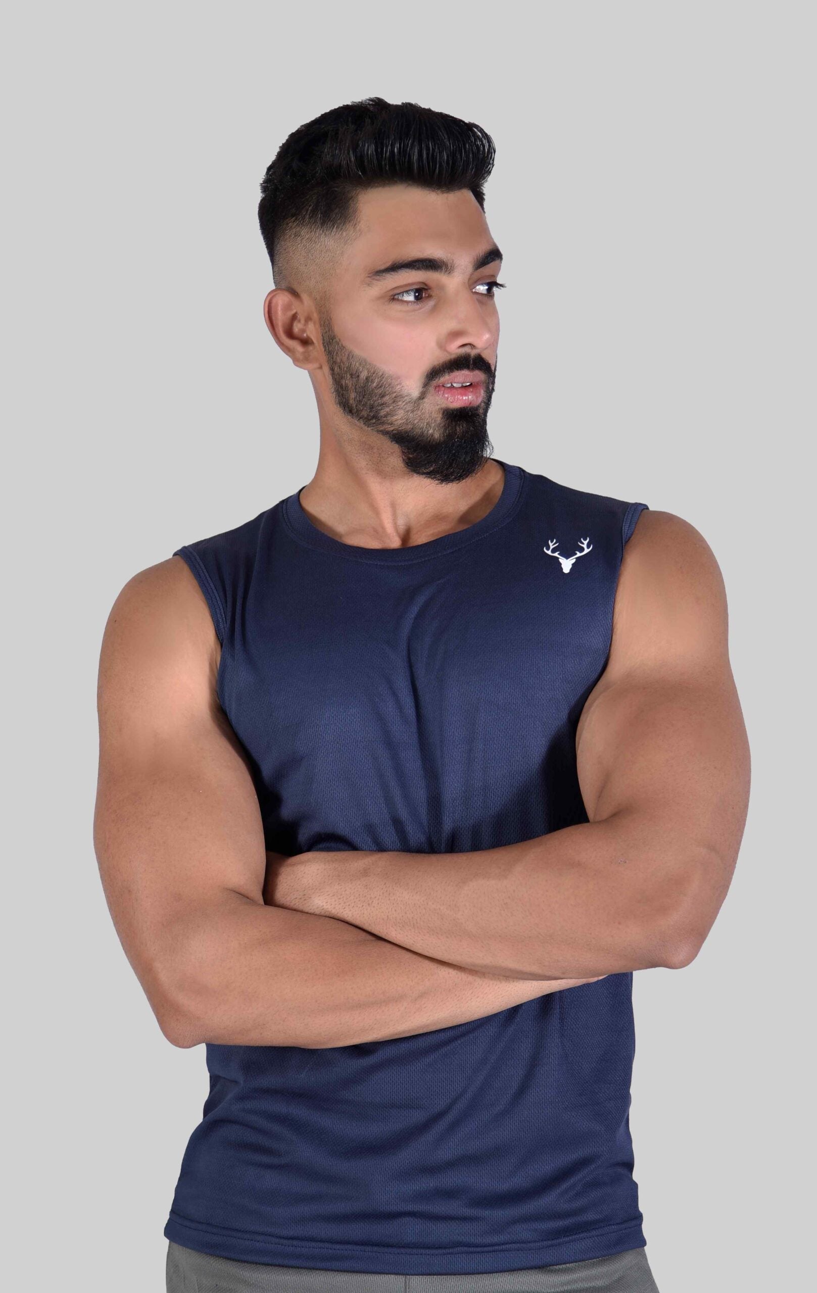 thunder navy blue tank top