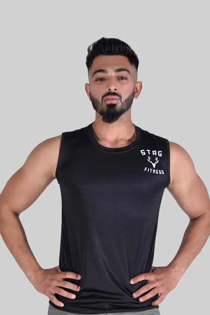 1.0 Thunder Tank Top (Black) - Stag Clothing