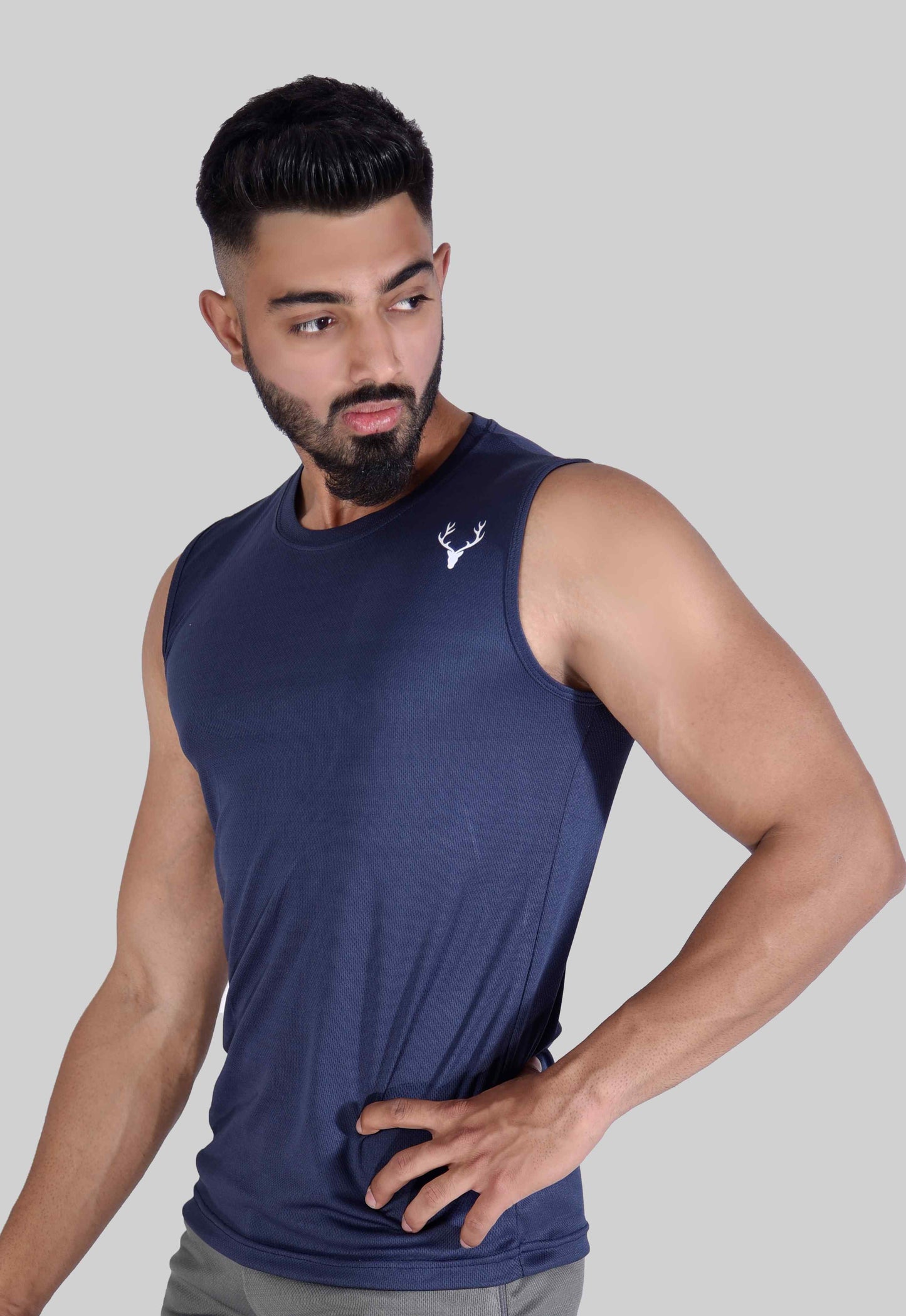 thunder navy blue tank top