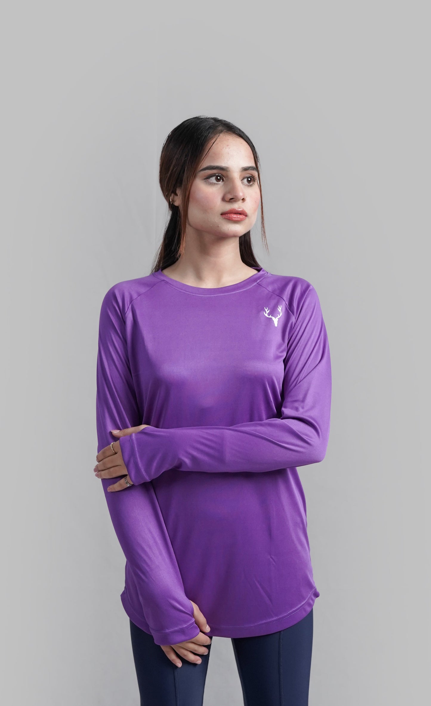 Women Vital Tee 3.0 (PURPLE) - Stag Clothing